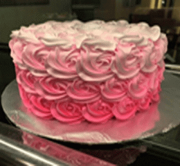 Ombre Rose Cake